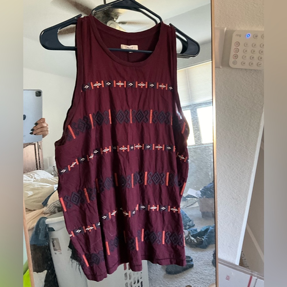 Madewell‎ embroidered top
